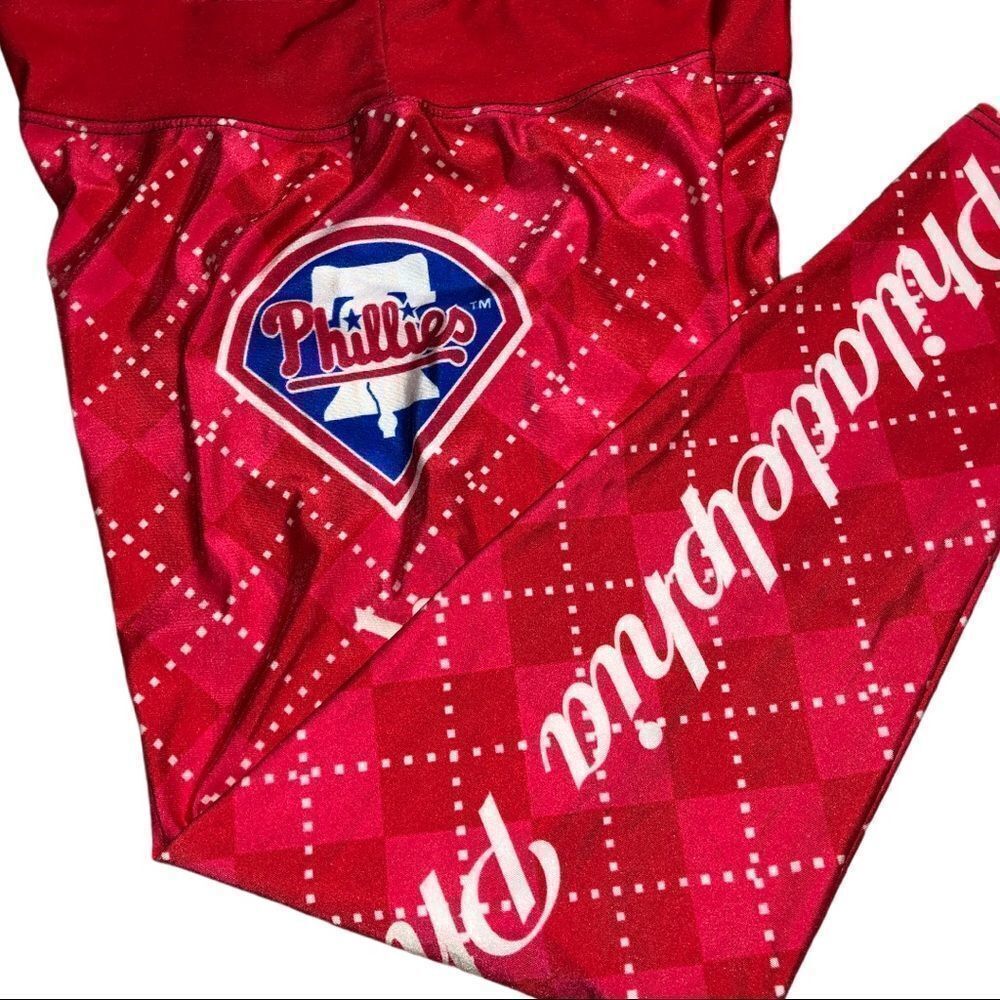 Phillies red workout pants